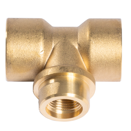 T-Connection 3/4" for Pipe Valve Bowl Mod. Compact, brass made