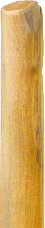 Robinienpfahl, Natur, 1500 mm, d=6-8 cm gespalten, geschliffen, gefast, gehobelt, 4-fach gespitzt