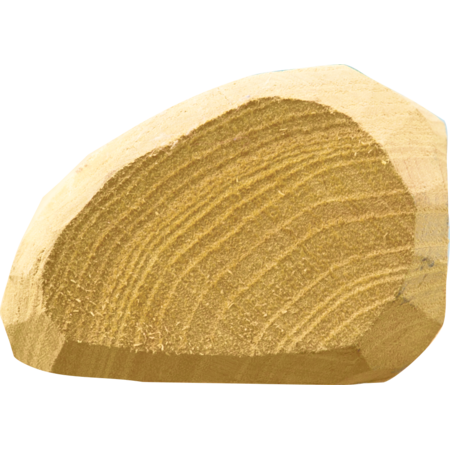 Robinia Post 1.50 m, natural growth, d= 6 - 8 cm, splitted, chamfered, sanded, planed, 4-sides sharpened