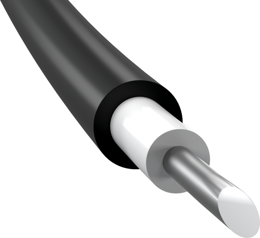 Cable doublement isolé haute tension 2,5 mm, rlx de 100 m