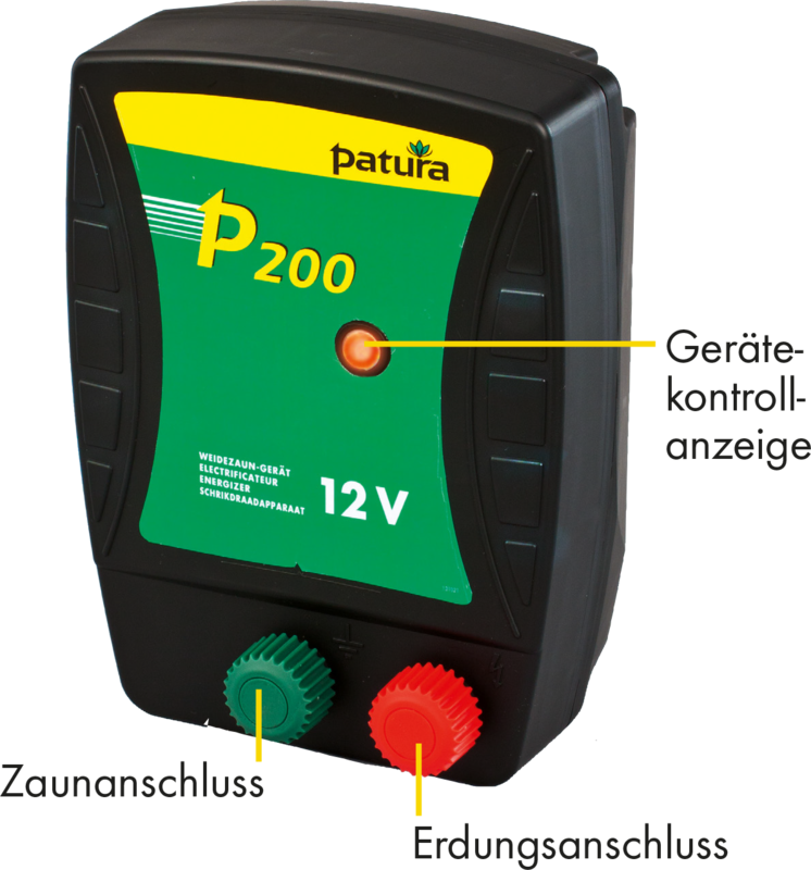 P200, électrificateur sur batterie 12 V