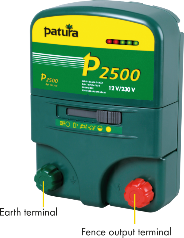 P2500 Multi-Function Energiser for 230 V/12 V