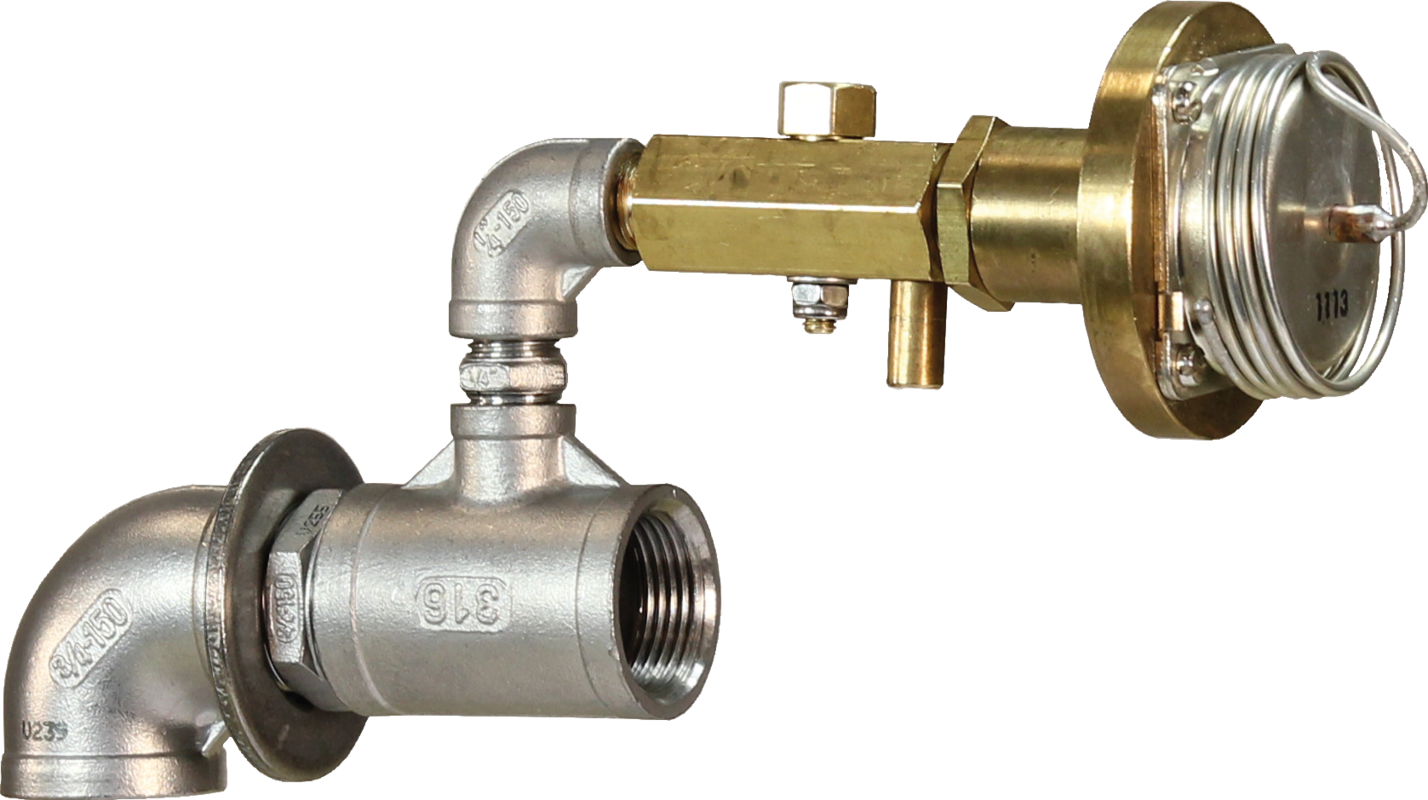 Frost Protection Guard Thermostatic Valve for Quick Drain Troguh, 3/4" connection