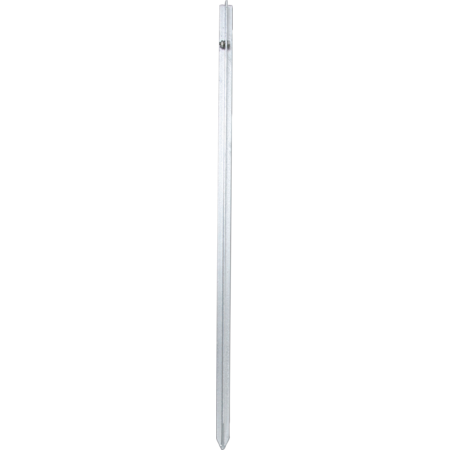 Earth Stake Compact, length 1 m galvanised 25 x 25 x 3 mm with stainless steel screw
