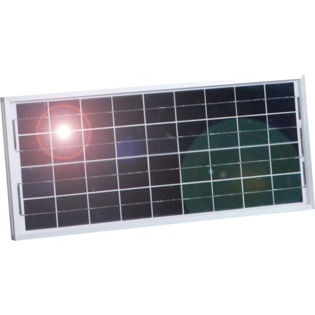 Solarmodul 15 Watt, mit Universalhalter