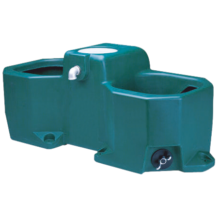 Water Trough for freestalls and pasture Mod. WT80 with high-pressure float valve