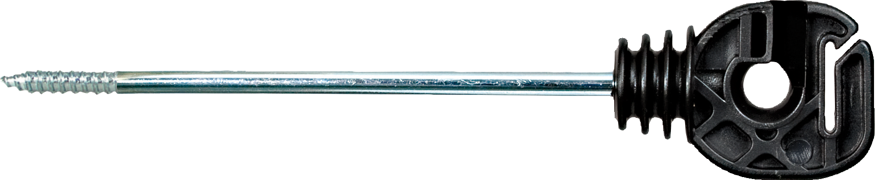 Seil- u. Bandisolator, langer Schaft, Länge 18 cm Holzgewinde (10 Stück / Pack