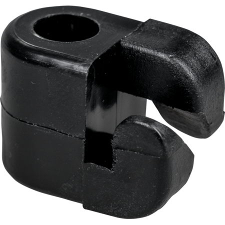 Plastic Insulator, black, for fibreglass post 10 mm (qty 25)
