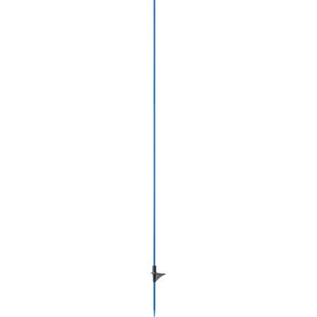 Glasvezelpaal 1,60m, met trede blauw (10 stuk/pak)