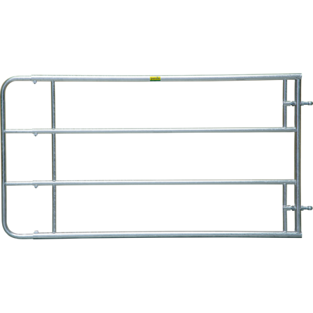 Horse Pasture Gate, adjustable, 4-tube, height 1.10 m, 1.10 - 1.70 m, incl. complete mounting kit