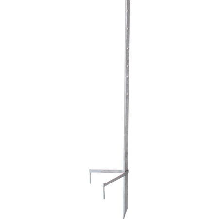 Piquet de montage standard, 4 enrouleurs hauteur cloture 1,30 m