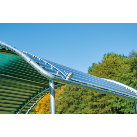 Roof-Edge Protection, galv. steel tube, for rectangular feeder Compact Ref. 303572/303583