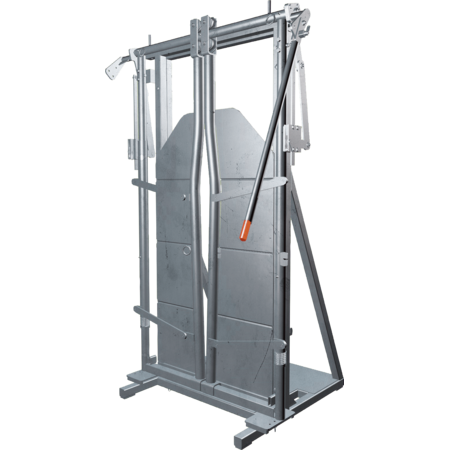 Headgate Unit A4000 with stand with automatic locks and head chain