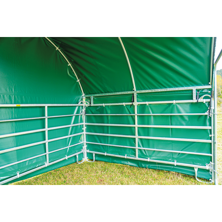Solid Cover for gable side of panel shelter Compact