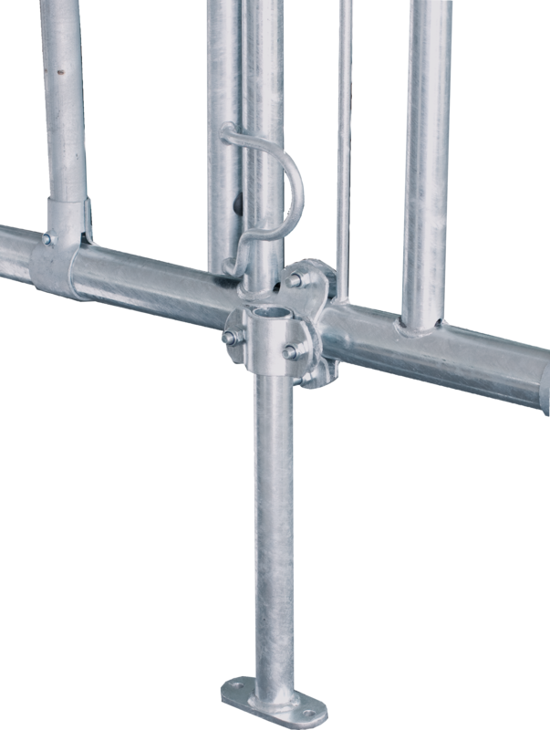 Central Support 440 mm with Base Plate and Cross-Over Clamp