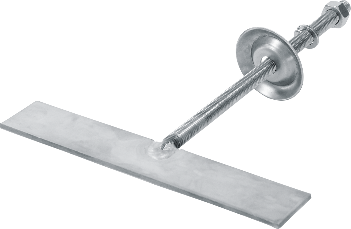 Anchor for Slatted Floor, M12 x 235mm, stainless steel, incl. nut, washer and circlip