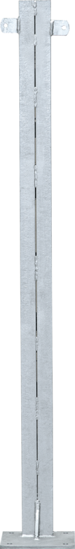 Chape en U, 65 x 42 x 5,5 mm, double L = 1,45 m, avec platine, galvanisée