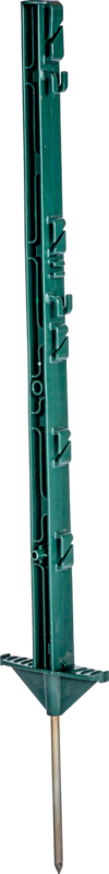 Kunststof paal groen, 0,73m5 draadh.10st