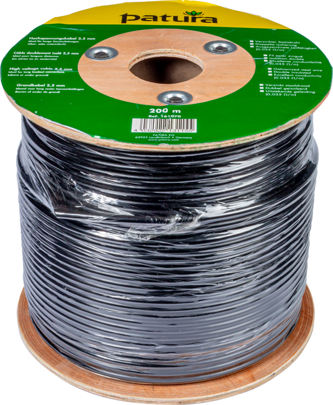 High Voltage Cable 2.5 mm, 200 m spool