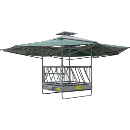 Weather Protective Feeder with Diagonal Feed Front