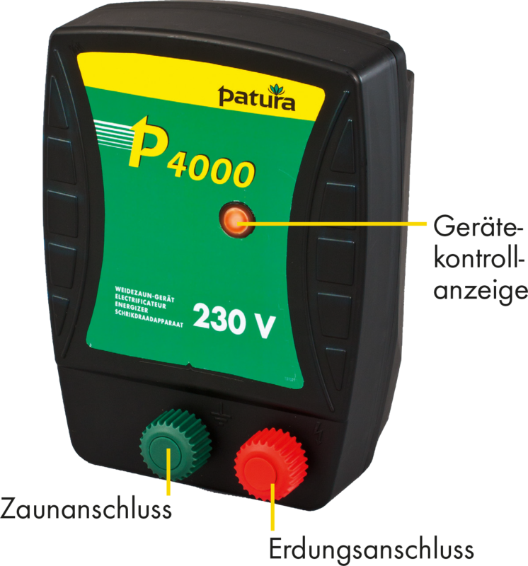 P4000, Weidezaun-Gerät für 230 V Netzanschluss