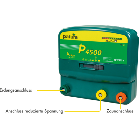 P4500, électrificateur multifonctions 230V / 12 V, avec technologie MaxiPuls
