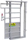 Frame for Working Alley with Sliding Gate XL