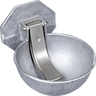 Add-On Drinking Bowl Compact for water containers, aluminium